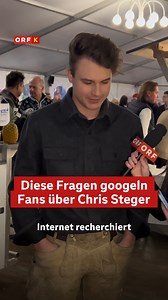 54K views · 339 reactions |  Was will das Internet über Chris Steger wissen? Kollegin Tanja Rojak hat nachgefragt - der Internet-Suchanfragen-Check im Video.  Chris Steger ist heute Abend live beim Musi-Open-Air ab 20.15 Uhr in ORF 2 zu sehen.  | ORF Kärnten | Facebook