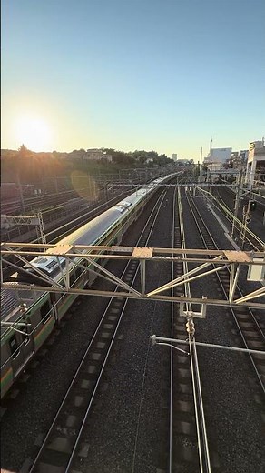 [日暮里] 鉄道の聖地！幾重にも重なる線路と行き交う列車の共演 #shorts
