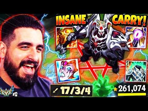 IMMORTAL MORDEKAISER 1v9 CARRY?! UNKILLABLE DEMON BUILD 🔥 | Road to Challenger #12 - s16 Gameplay