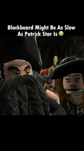 Blackbeard Might Be As Slow As Patrick Star 😭 #legopiratesofthecaribbean #funnymoments #fyp #lego