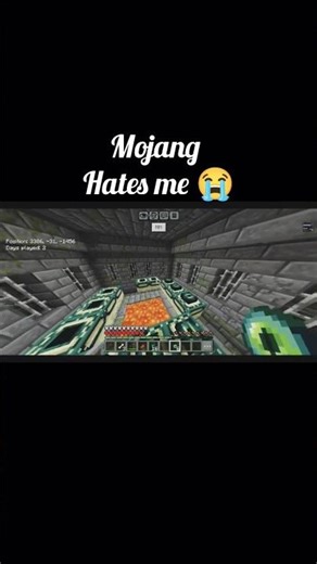 Why Mojang hates me 😭| Bad and funny moment #minecraft #funny