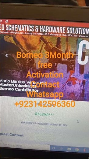 3 month Free Activation Borneo Schematics