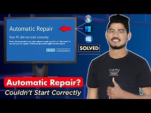 Fix Automatic Repair Loop in Windows 7,10,11 Your PC did not start Correctly hindi 2022