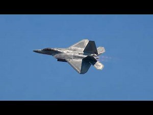 First Ever F-22 Raptor Demo Over Washington D.C.
