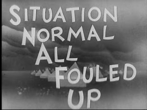 Coming!! Snafu #1 (1943) the first episode introducing Private...