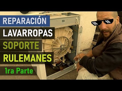 1/2 ✅ How to REPAIR WASHING MACHINES, change bearings and support Drean Excellent 166, fix washin...
