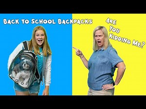 Finding the Perfect Back To School Backpack with the Assistant - Videos For Kids