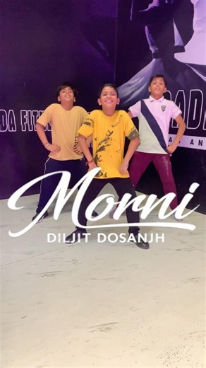 🦚 Morni Bhangra Dance | Naksh, Javish & Reyansh | Diljit Dosanjh #shorts