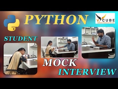 Python Mock Interview For Freshers | Technical Interview | Best Python Training Institute In KPHB