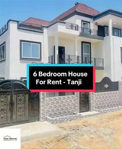 ✈️ @PilotCity – Newly Built 6-Bedroom Unfurnished Compound for Rent – Tanji 🏡✨ 📍 Location Highlights 👀 Eye View of the Highway 🏖️ Walking Distance to the Beach 🛡️ Very Secure & Quiet Environment 🏠 Property Features 🛏️ 6 Bedrooms – All En-Suite (Masters) 🛋️ Spacious Living Rooms 👨‍🍳 Standard Kitchen 🍹 Rooftop Bantaba/Bar 🚻 Guest Bathroom 🚗 Ample Car Parking Space 💧 Borehole & Water Tank ♨️ Water Heaters Installed 💰 Yearly Rent: D600,000 📞 For more info, call 220 318 3068 Your trus