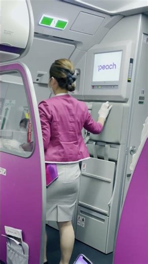 ノーカット版、Peach CAさんのお仕事。