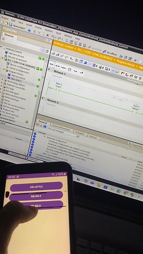 PLC Control with Android App Integration