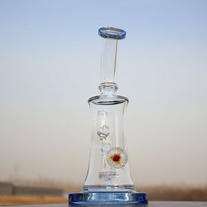 [Hot Item] Wholesale Beaker Water Pipes Smoking Blue Glass Water Pipes Oil Rigs DAB Recycler Rigs Welcome Customized