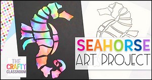SeaHorse Art Project for Kids