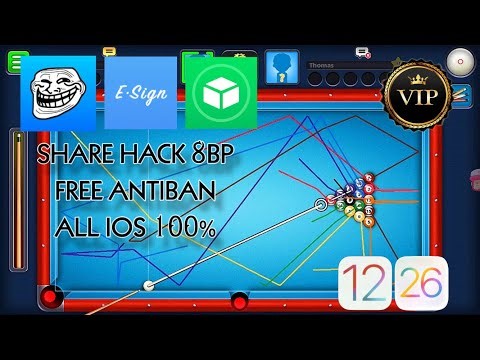 Share 8 Ball Pool CHETO Free Antiban 100% All iOS
