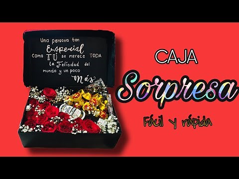 COMO HACER UNA CAJA SORPRESA, FÁCIL Y RÁPIDO 2020 ivanART