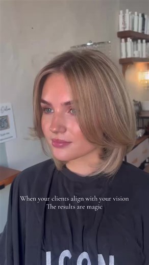 When your vision meets the right client, the work feels effortless. Because when clients align with your artistry, the magic isn’t just in the hair… it’s in the connection. Show up as the hairdresser you want to be, and your people will always find you. 🤍 #hairtok #fyp #haireducation #hairstylist #hairdresser