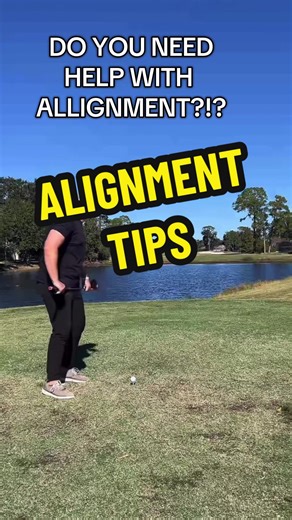 Your alignment is more off than my buddy’s tee shot 😂 Try this trick and hit it straight again. #GolfTok #GolfTips #GolfFix #golfalignment #golfhack