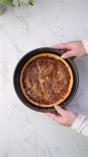 Chicago Style Deep Dish Pizza Recipe (Using a Springform Cheesecake Pan)