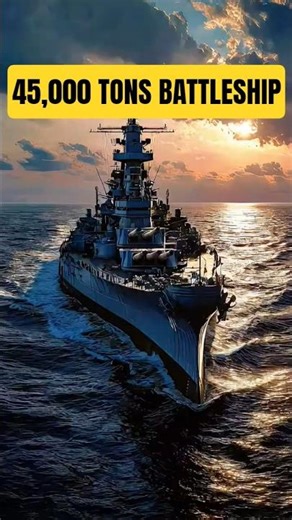 Building a 45,000 Ton Monster ⚓️ World’s Most Powerful Battleship #shorts