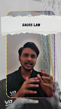 15- GAUSS LAW ⚡ #gausslaw #physics #jee #neet #mhtcet #electricity #current