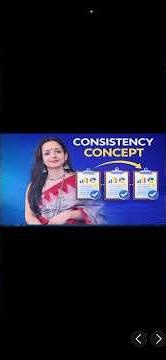 Consistency Concept Explained #youtubeshorts #shortsfeed #accountingprinciples #concept