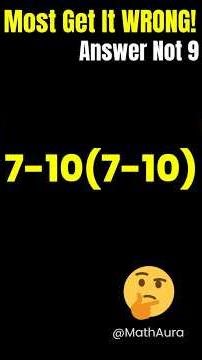 This Math Problem Is Breaking the Internet! | Most People Fail This Simple Equation! #pemdas #bodmas