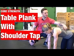 How To Perform The Table Plank with Shoulder Taps