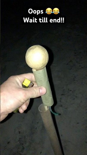 Homage double break rocket fail ground explosion 😅#fireworks #pyro #pyrotechnics