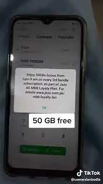Get 50GB Data On Jazz FreeJazz Free Internet Trick Unlimited Code 50 GB 2019 100% Working | As Guru