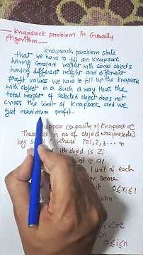 Knapsack Problem Explained: The Greedy Algorithm Approach | #shorts #computerscience #dsa