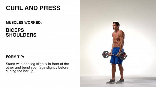 16K views · 405 reactions | The curl and press: a great warm-up move and perfect for rotator cuff conditioning (yes, and bigger biceps) | Men's Health UK | Facebook