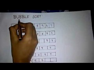 BUBBLE SORT in tamil