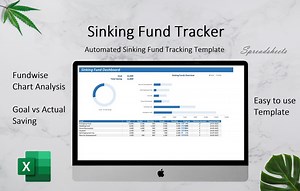 Sinking Fund Excel Templet for Savings Goals Tracking | Personal Budget Spreadsheet | Sinking Fund Dashboard | Habit Tracker - Etsy