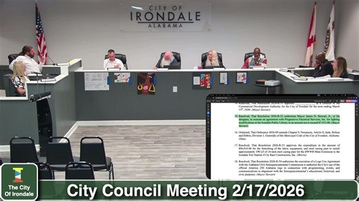 6 pm | City of Irondale