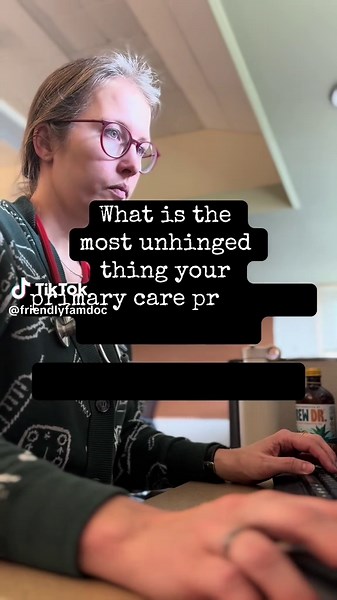 I’ve heard wild things from patients over the years (I’m only ever the temporary doctor as a locum so I’m seen as an outsider they can tell things to). What’s the most unhinged thing you’ve been told? 🤔 #primarycare #familymedicine #familydoc