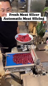 2.6K views | Automatic Fresh Meat Slicer Machine #FreshMeatSlicer #AutomaticSlicing #KitchenEquipment #MeatProcessing #FoodTech | Classic Music 1 | Facebook