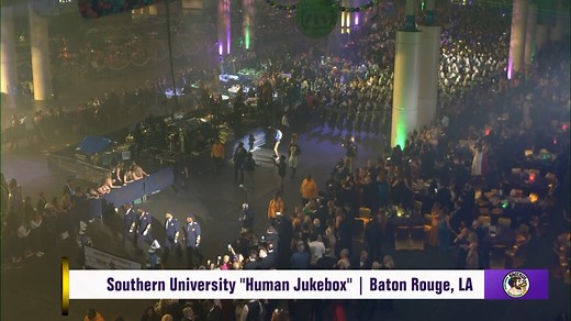 Southern University's 'Human Jukebox' marching band rolls in Bacchus. | WWLTV
