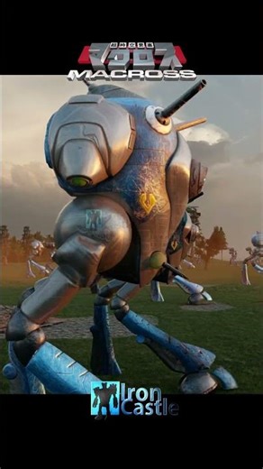 Macross: Zentraedi Glaugs and Regults attack #macross