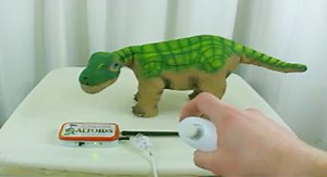 Remote Control Pleo With Wii Nunchuck