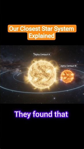 Our Nearest Triple Star System #alphacentauri #youtubeshorts