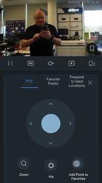 Dahua DMSS PTZ Control - Recall & SET