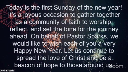 45 Cyber Sanctuary Experience | Jan 4, 2026 | Virtual Worship Service Service Information - Rev. Andra D. Sparks Senior Pastor Join us in worship on Sundays at 9:30 am by visiting- Follow us on Facebook - https://www.facebook.com/45baptistchurch/ Follow us on Instagram - https://www.instagram.com/45thstreetbc/ Follow us on YouTube-https://www.youtube.com/45thstreetbc via Zoom Conferencing https://zoom.us/j/3976392979 To access Zoom via the phone (without viewing), you will dial 19292056099 and w