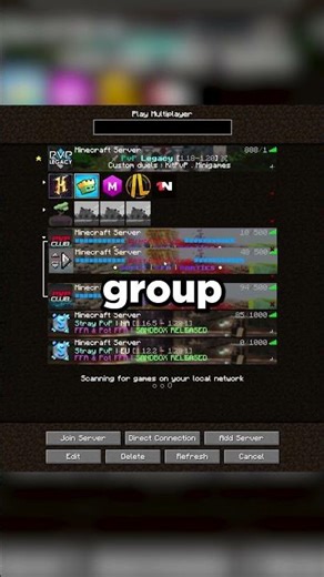 Customize your server list like a pro with Feather Client! 📋 #shorts #minecraft #featherclient