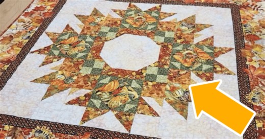 How to Make an Easy Fall Wreath Quilt for Your Wall