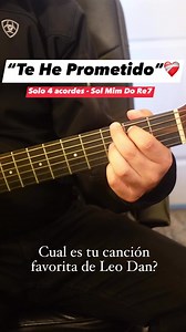 318K views · 7.3K reactions | Cancion con solo 4 acordes - Te he prometido. Aprende a tocarla con esta demostración de guitarra. #guitarra #guitar #facil #easy #demo #rasgueo #strumming #principiante #tutorial #clase #online #cursosonline #cover #frankysotomusic | Franky Soto | Facebook