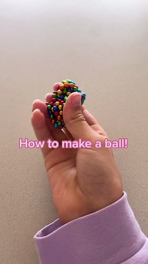 How to Make a Ball with Magnetic Balls