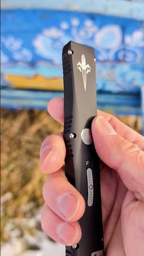 Marfione Nemesis IV custom 2010 Bead blast USA #microtechknives #OTFknife #MarfioneCustomKnives