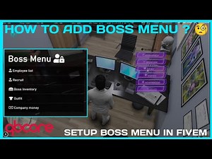 QBCore Setup BOSS MENU Script *FREE* | FiveM Roleplay Scripts | FiveM Tutorial 2023 | MJ DEVELOPMENT