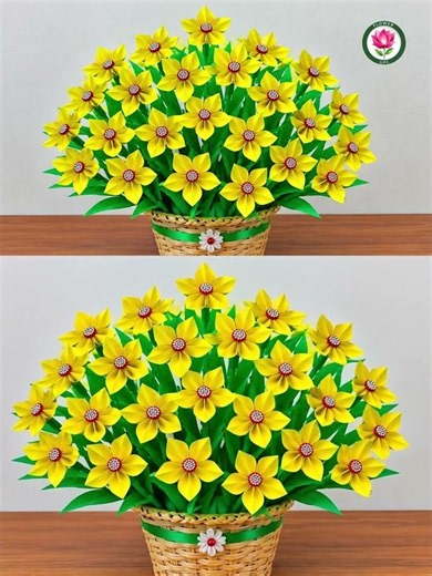 Origami Paper Flower #diy #homemadepapercraft #craft #papercraft #paper #colourpapercraft
